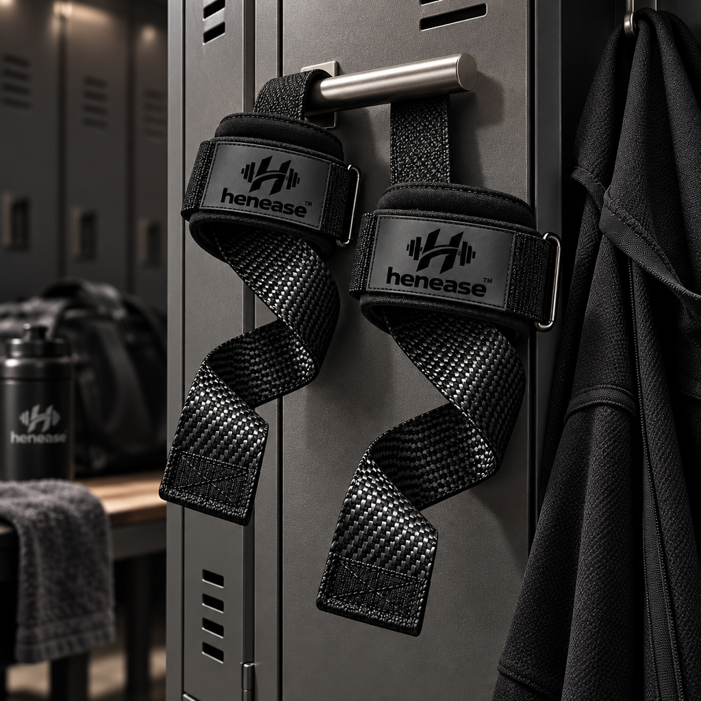 henease™ Carbon Fiber Non-Slip Self-Locking Lifting Straps