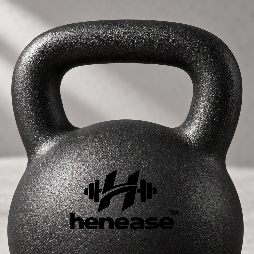 henease™ Solid Cast Matte Kettlebell